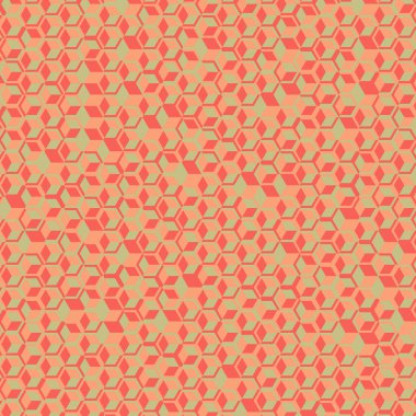  Altıgen Labirent deseni soyut illüstrasyon