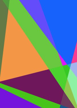 Geometrik soyutlama üretken sanat arkaplan çizimi