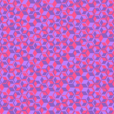  Altıgen Labirent deseni soyut illüstrasyon