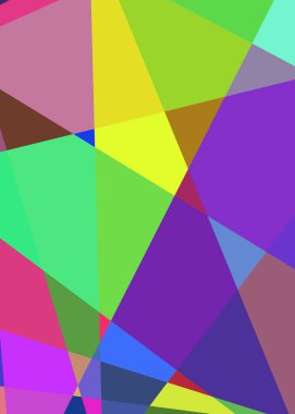 Geometrik soyutlama üretken sanat arkaplan çizimi