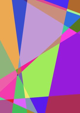 Geometrik soyutlama üretken sanat arkaplan çizimi