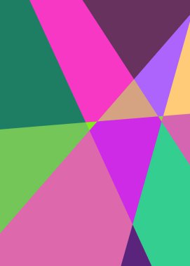 Geometrik soyutlama üretken sanat arkaplan çizimi