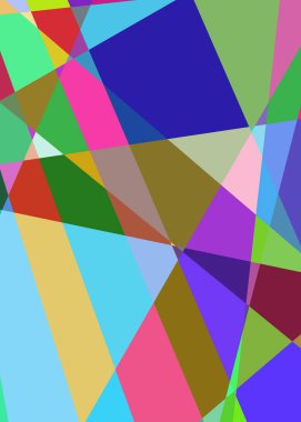 Geometrik soyutlama üretken sanat arkaplan çizimi