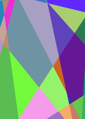 Geometrik soyutlama üretken sanat arkaplan çizimi