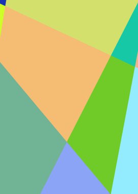 Geometrik soyutlama üretken sanat arkaplan çizimi