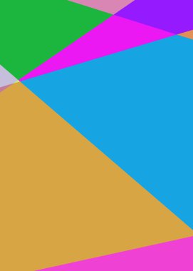 Geometrik soyutlama üretken sanat arkaplan çizimi