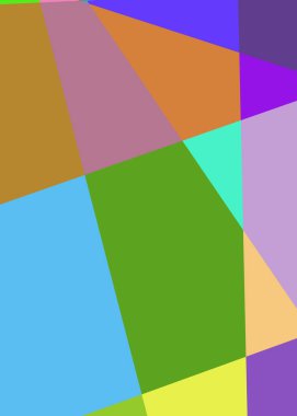 Geometrik soyutlama üretken sanat arkaplan çizimi