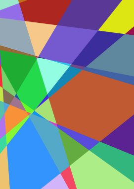 Geometrik soyutlama üretken sanat arkaplan çizimi