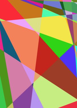 Geometrik soyutlama üretken sanat arkaplan çizimi