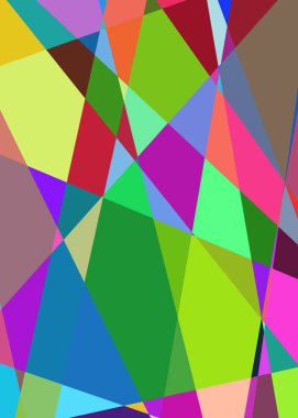 Geometrik soyutlama üretken sanat arkaplan çizimi