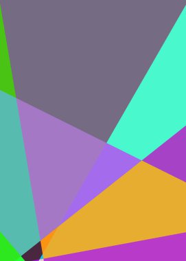 Geometrik soyutlama üretken sanat arkaplan çizimi