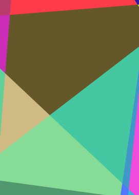 Geometrik soyutlama üretken sanat arkaplan çizimi