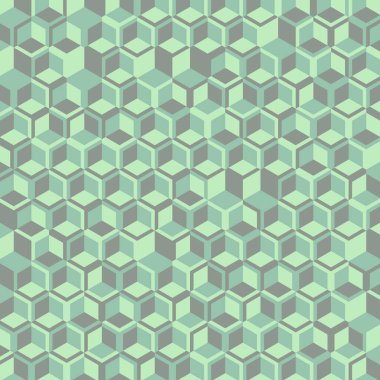  Altıgen Labirent deseni soyut illüstrasyon