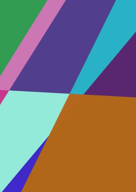 Geometrik soyutlama üretken sanat arkaplan çizimi