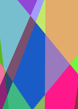 Geometrik soyutlama üretken sanat arkaplan çizimi