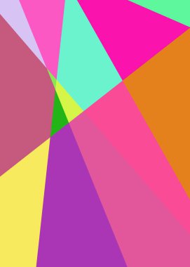 Geometrik soyutlama üretken sanat arkaplan çizimi