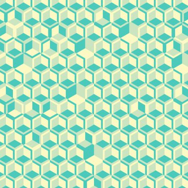  Altıgen Labirent deseni soyut illüstrasyon