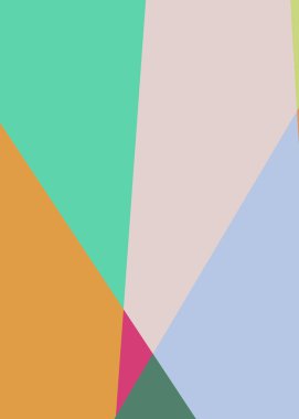 Geometrik soyutlama üretken sanat arkaplan çizimi