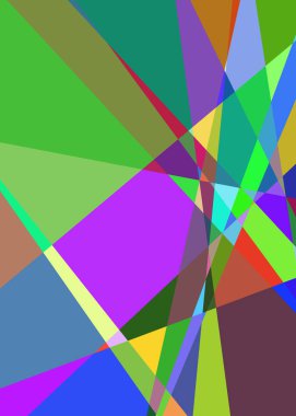 Geometrik soyutlama üretken sanat arkaplan çizimi