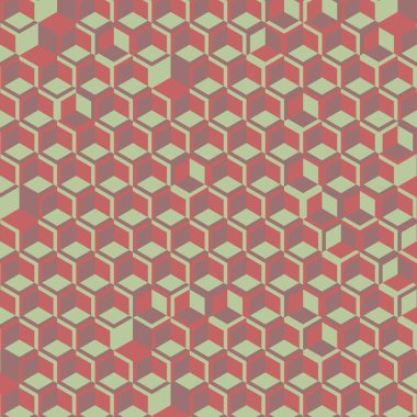  Altıgen Labirent deseni soyut illüstrasyon