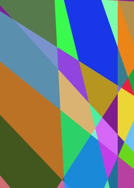 Geometrik soyutlama üretken sanat arkaplan çizimi