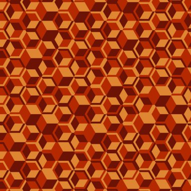  Altıgen Labirent deseni soyut illüstrasyon