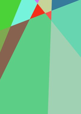 Geometrik soyutlama üretken sanat arkaplan çizimi