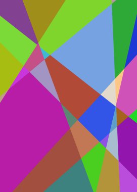 Geometrik soyutlama üretken sanat arkaplan çizimi