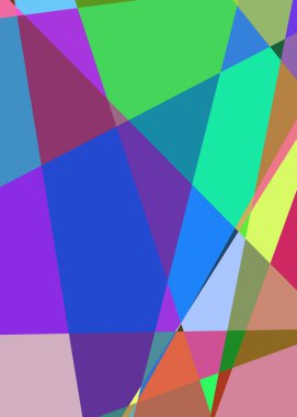 Geometrik soyutlama üretken sanat arkaplan çizimi