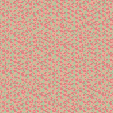  Altıgen Labirent deseni soyut illüstrasyon