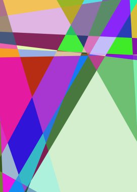 Geometrik soyutlama üretken sanat arkaplan çizimi