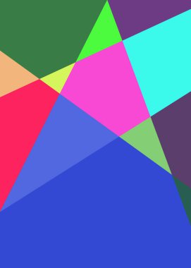 Geometrik soyutlama üretken sanat arkaplan çizimi