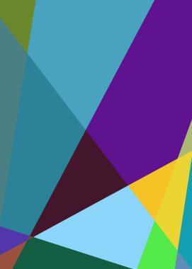 Geometrik soyutlama üretken sanat arkaplan çizimi