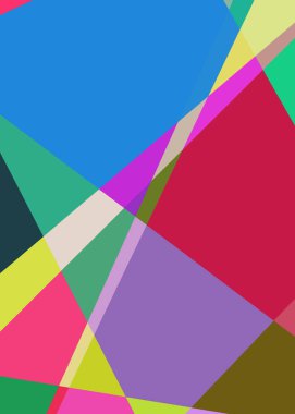 Geometrik soyutlama üretken sanat arkaplan çizimi