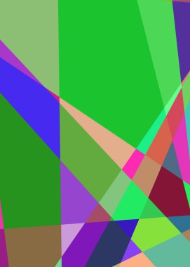 Geometrik soyutlama üretken sanat arkaplan çizimi