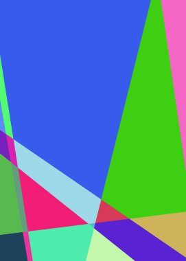 Geometrik soyutlama üretken sanat arkaplan çizimi