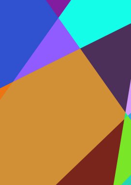 Geometrik soyutlama üretken sanat arkaplan çizimi