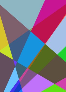 Geometrik soyutlama üretken sanat arkaplan çizimi