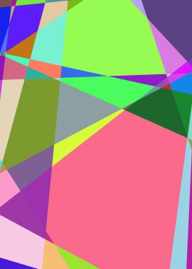 Geometrik soyutlama üretken sanat arkaplan çizimi