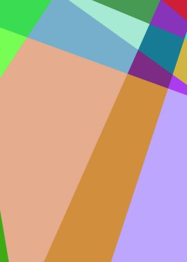 Geometrik soyutlama üretken sanat arkaplan çizimi