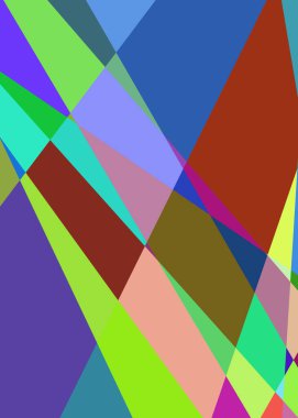 Geometrik soyutlama üretken sanat arkaplan çizimi