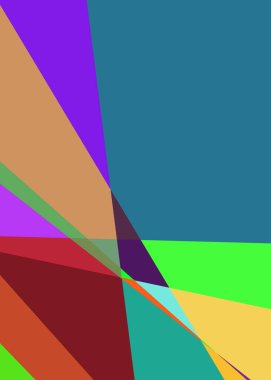 Geometrik soyutlama üretken sanat arkaplan çizimi