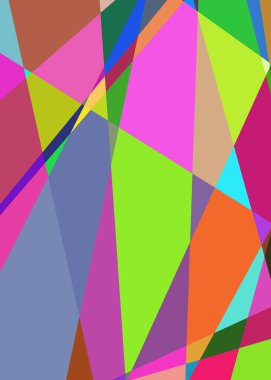 Geometrik soyutlama üretken sanat arkaplan çizimi