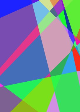 Geometrik soyutlama üretken sanat arkaplan çizimi