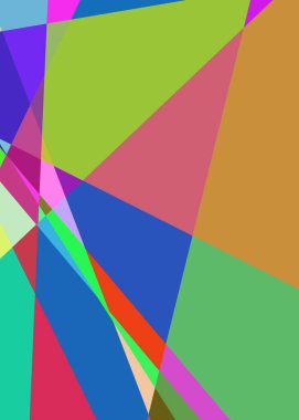 Geometrik soyutlama üretken sanat arkaplan çizimi