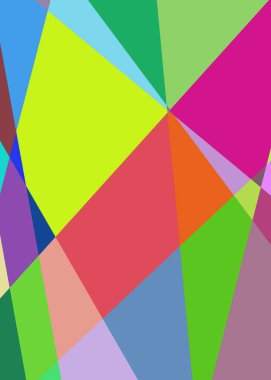 Geometrik soyutlama üretken sanat arkaplan çizimi