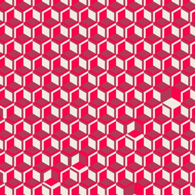  Altıgen Labirent deseni soyut illüstrasyon