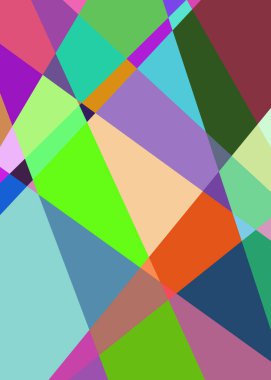 Geometrik soyutlama üretken sanat arkaplan çizimi