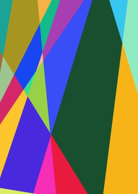 Geometrik soyutlama üretken sanat arkaplan çizimi