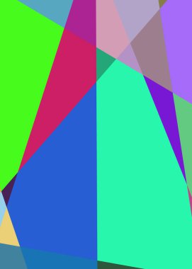 Geometrik soyutlama üretken sanat arkaplan çizimi